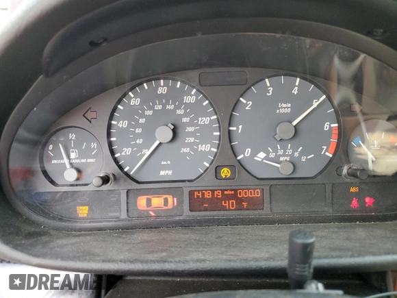 2001 BMW 3 Series 325Ci with VIN WBABN33441JW47519, listed as a Copart auction lot 70781094 with 147,819 mi miles and Salvage Title. Bid and sale history available at carsss.com. Image 9.