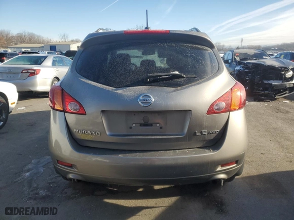 2009 Nissan Murano LE with VIN JN8AZ18W29W136394, listed as a Copart auction lot 42204175 with 0 mi miles and Clean Title. Bid and sale history available at carsss.com. Image 6.