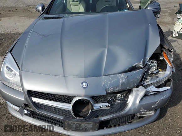 2015 Mercedes-Benz SLK 250 with VIN WDDPK4HA1FF106580, listed as a Copart auction lot 57462625 with 37,971 mi miles and Salvage title. Bid and sale history available at DreamBid. Image 11.