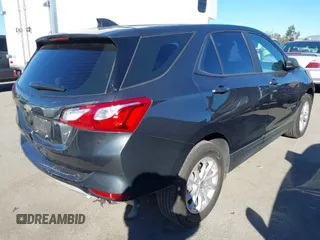 2020 Chevrolet Equinox LS with VIN 3GNAXHEVXLS521380, listed as a IAAI auction lot 40830916 with 72,350 mi miles. Bid and sale history available at carsss.com. Image 4.