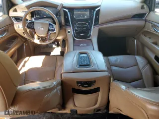 2015 Cadillac Escalade Platinum with VIN 1GYS4PKJ0FR588587, listed as a Copart auction lot 70265554 with 167,615 mi miles and Salvage Title. Bid and sale history available at carsss.com. Image 8.