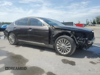 2015 Kia K900 Luxury with VIN KNALW4D41F6018929, listed as a Copart auction lot 51603575 with 96,529 mi miles and Salvage Title. Bid and sale history available at carsss.com. Image 1.