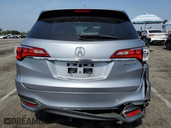 2016 Acura RDX with VIN 5J8TB3H39GL014447, listed as a Copart auction lot 60692565 with Not provided miles and Salvage title. Bid and sale history available at DreamBid. Image 6.