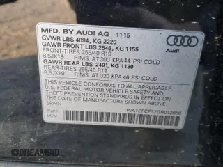 2016 Audi Q3 Premium Plus with VIN WA1EFCFS2GR012956, listed as a Copart auction lot 77747174 with 14,411 mi miles and Salvage Title. Bid and sale history available at carsss.com. Image 13.