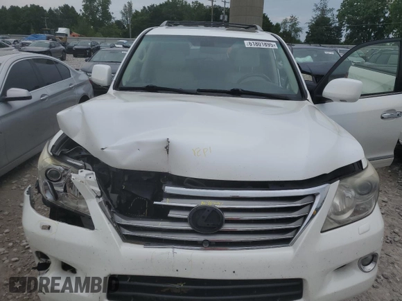 2011 Lexus LX 570 with VIN JTJHY7AX7B4082169, listed as a Copart auction lot 61801895 with 174,635 mi miles and Clean title. Bid and sale history available at DreamBid. Image 12.