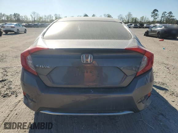2020 Honda Civic Sedan LX with VIN 2HGFC2F61LH505264, listed as a Copart auction lot 49534495 with 111,736 mi miles and Salvage Title. Bid and sale history available at carsss.com. Image 6.