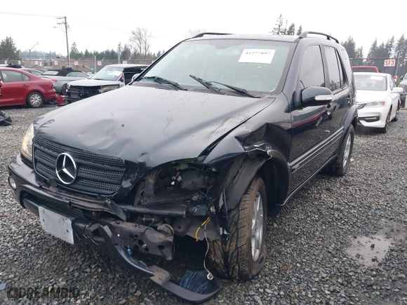 2002 Mercedes-Benz M-Class with VIN 4JGAB54E72A296354, listed as a IAAI auction lot 41277897 with 101,842 mi miles. Bid and sale history available at carsss.com. Image 6.