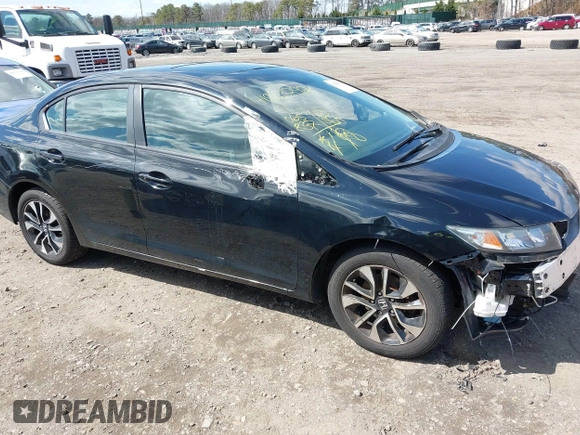 2015 Honda Civic EX with VIN 19XFB2F80FE244423, listed as a IAAI auction lot 41963292 with 65,837 mi miles and . Bid and sale history available at DreamBid. Image 13.