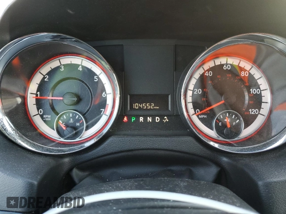 2016 Dodge Grand Caravan SXT with VIN 2C4RDGCG5GR219517, listed as a Copart auction lot 50052405 with 104,552 mi miles and Salvage Title. Bid and sale history available at DreamBid. Image 9.