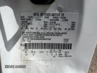2010 Ford F-250 with VIN 1FTSF2AR9AEB02790, listed as a Copart auction lot 44828744 with 71,942 mi miles and Salvage title. Bid and sale history available at DreamBid. Image 12.