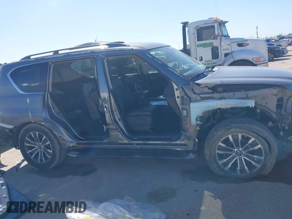 2020 Nissan Armada SL with VIN JN8AY2ND2L9110735, listed as a IAAI auction lot 41673284 with 80,407 mi miles. Bid and sale history available at carsss.com. Image 14.