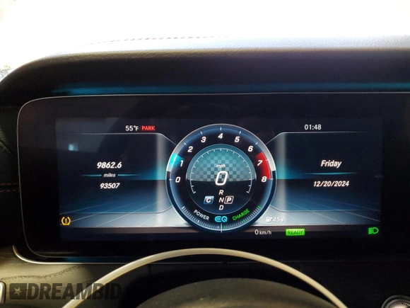 2019 Mercedes-Benz E-Class AMG E 53 with VIN WDD1J6BBXKF086300, listed as a Copart auction lot 83710694 with 93,507 mi miles and Clean Title. Bid and sale history available at carsss.com. Image 9.