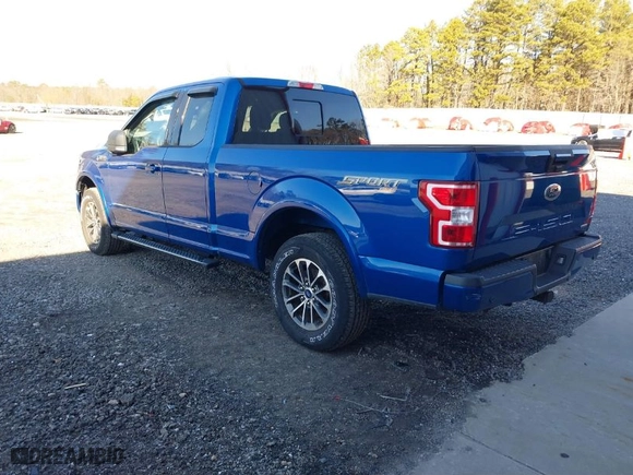 2018 Ford F-150 XL with VIN 1FTEX1EP5JKC90237, listed as a IAAI auction lot 41293407 with 140,873 mi miles. Bid and sale history available at carsss.com. Image 3.