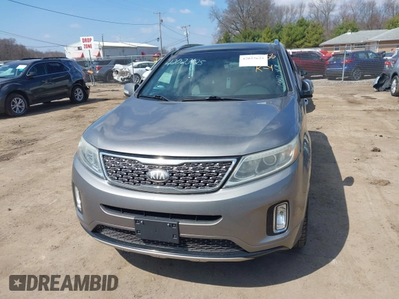 2014 Kia Sorento SX with VIN 5XYKWDA79EG448183, listed as a IAAI auction lot 42023625 with 109,188 mi miles and . Bid and sale history available at DreamBid. Image 12.