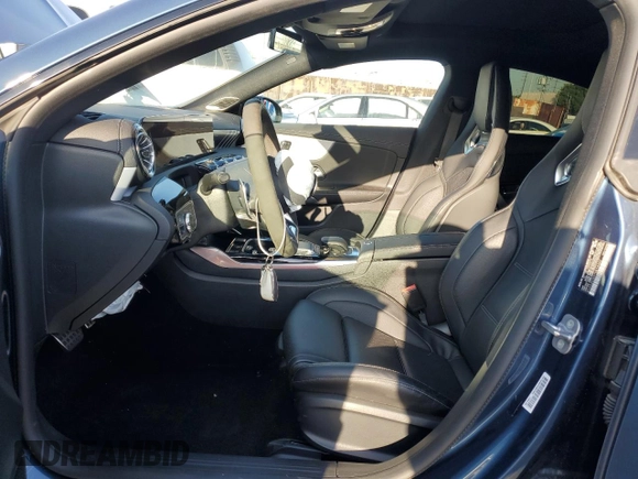 2023 Mercedes-Benz CLA 45 AMG with VIN W1K5J5DB8PN414447, listed as a Copart auction lot 49317765 with 13,617 mi miles and Salvage Title. Bid and sale history available at DreamBid. Image 7.
