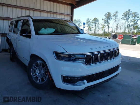 2023 Jeep Grand Wagoneer with VIN 1C4SJUAT5PS509425, listed as a IAAI auction lot 41765704 with 65,656 mi miles and . Bid and sale history available at DreamBid. Image 1.