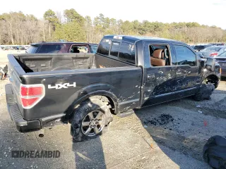 2012 Ford F-150 XL with VIN 1FTFW1ET7CFA38599, listed as a Copart auction lot 44308935 with 149,102 mi miles and Salvage Title. Bid and sale history available at carsss.com. Image 3.