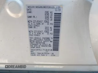 2020 Nissan Rogue S z VIN 5N1AT2MT9LC754458, wystawiony jako IAAI lot #42091440 z przebiegiem 102 338 mil mil oraz . Historia ofert i sprzedaży dostępna na DreamBid. Obrazek 9.