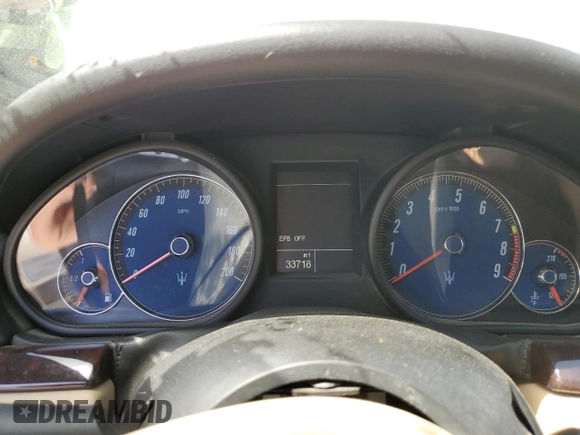 2015 Maserati GranTurismo Sport with VIN ZAM45MMA4F0140487, listed as a Copart auction lot 47414703 with 33,718 mi miles and . Bid and sale history available at DreamBid. Image 9.