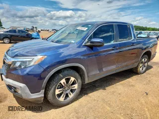 2018 Honda Ridgeline RTL-T z VIN 5FPYK3F6XJB012113, wystawiony jako Copart lot #60040285 z przebiegiem 50 956 mil mil oraz Szkoda całkowita • Salvage title. Historia ofert i sprzedaży dostępna na DreamBid. Obrazek 1.