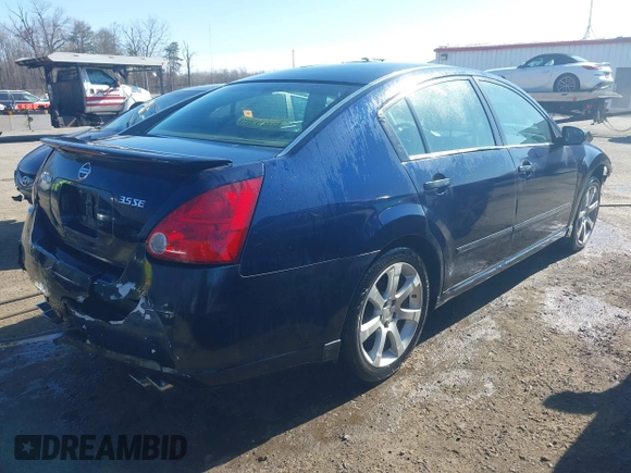 2007 Nissan Maxima 3.5 SE with VIN 1N4BA41E87C814550, listed as a IAAI auction lot 41753211 with 171,740 mi miles. Bid and sale history available at carsss.com. Image 3.
