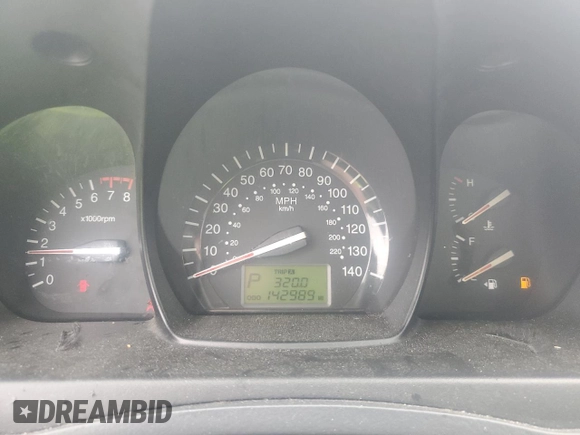 2008 Kia Spectra EX with VIN KNAFE122385539823, listed as a Copart auction lot 71399374 with 142,989 mi miles and Salvage Title. Bid and sale history available at carsss.com. Image 9.