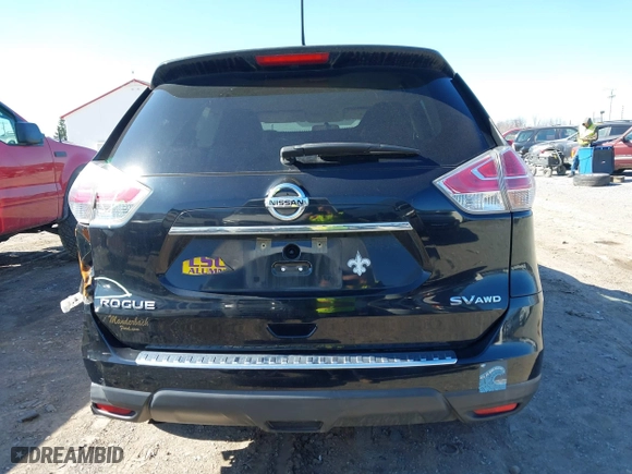 2015 Nissan Rogue SV with VIN KNMAT2MV0FP522057, listed as a IAAI auction lot 41673578 with 139,650 mi miles. Bid and sale history available at carsss.com. Image 16.