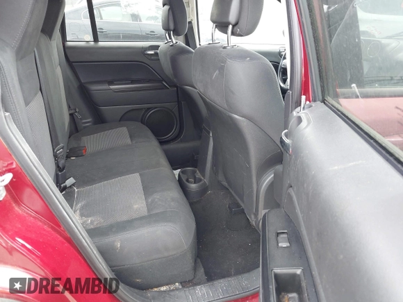 2012 Jeep Compass Latitude with VIN 1C4NJDEB6CD624936, listed as a IAAI auction lot 42085641 with 174,956 mi miles. Bid and sale history available at carsss.com. Image 8.