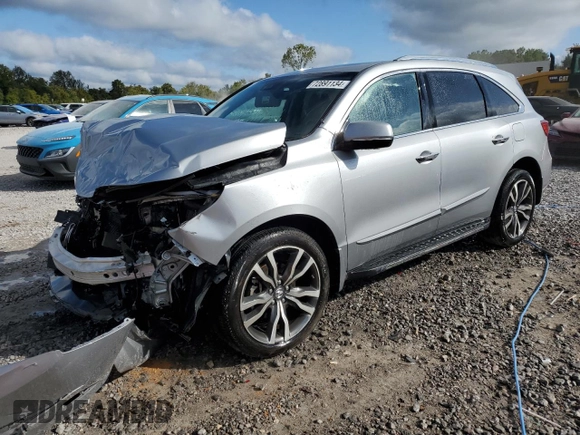 2020 Acura MDX w/Advance Pkg with VIN 5J8YD4H85LL029250, listed as a Copart auction lot 72891134 with 85,172 mi miles and Salvage Title. Bid and sale history available at carsss.com. Image 1.