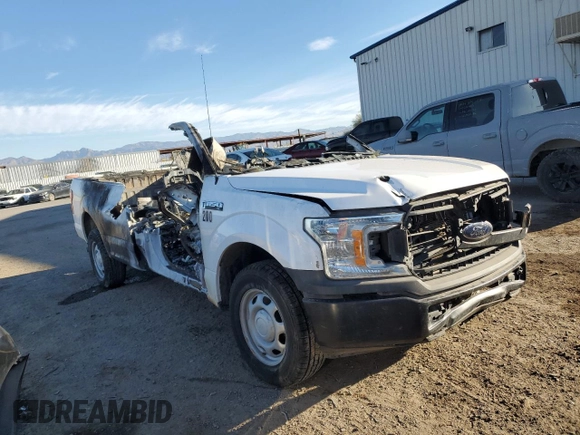 2020 Ford F-150 XL with VIN 1FTMF1CB5LKD40143, listed as a Copart auction lot 47053215 with Not Provided miles and Non Repairable. Bid and sale history available at carsss.com. Image 4.