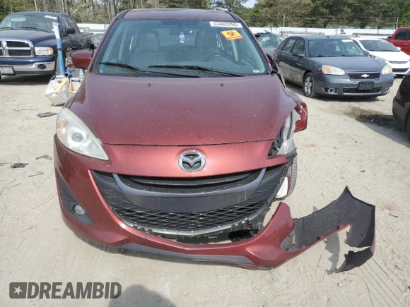 2012 Mazda 5 Grand Touring with VIN JM1CW2DL8C0138627, listed as a Copart auction lot 53463295 with 164,359 mi miles and Salvage title. Bid and sale history available at DreamBid. Image 5.