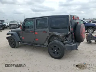 2018 Jeep Wrangler JK Unlimited Sport S with VIN 1C4HJWDG3JL930873, listed as a Copart auction lot 44681095 with 129,178 mi miles and Salvage Title. Bid and sale history available at carsss.com. Image 2.