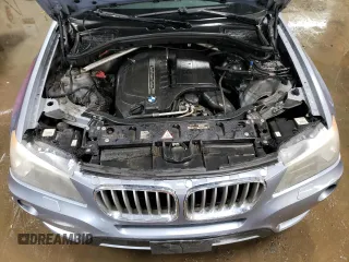 2011 BMW X3 35i with VIN 5UXWX7C56BL732901, listed as a Copart auction lot 47145705 with 160,516 mi miles and Clean Title. Bid and sale history available at DreamBid. Image 11.