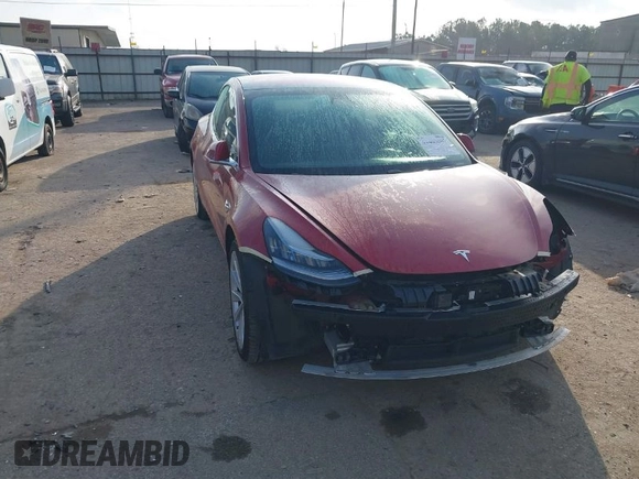 2018 Tesla Model 3 Long Range Battery with VIN 5YJ3E1EA8JF047298, listed as a IAAI auction lot 41403507 with 172,142 mi miles and . Bid and sale history available at DreamBid. Image 1.