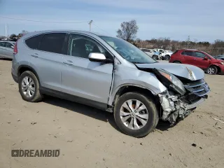 2014 Honda CR-V EX with VIN 2HKRM4H59EH657912, listed as a Copart auction lot 46370465 with 125,460 mi miles and Salvage Title. Bid and sale history available at carsss.com. Image 4.