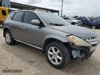 2006 Nissan Murano SL with VIN JN8AZ08W46W514902, listed as a Copart auction lot 72912394 with 131,839 mi miles and Salvage Title. Bid and sale history available at carsss.com. Image 4.