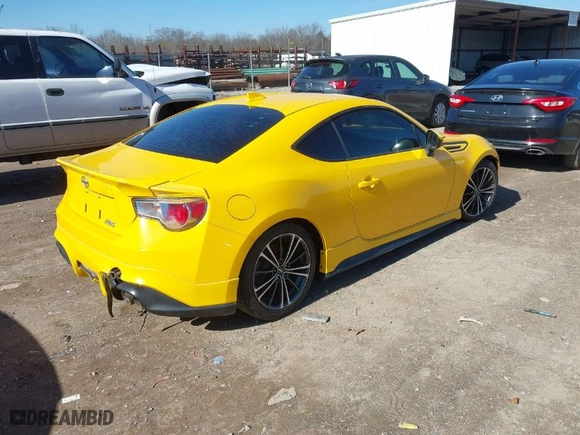 2015 Scion FR-S with VIN JF1ZNAA14F8705289, listed as a IAAI auction lot 41500189 with NaN miles. Bid and sale history available at carsss.com. Image 4.