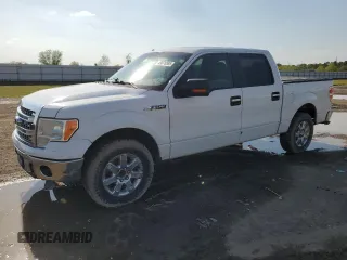 2013 Ford F-150 XL with VIN 1FTFW1CFXDKE20745, listed as a Copart auction lot 49676585 with 116,497 mi miles and Salvage Title. Bid and sale history available at carsss.com. Image 1.