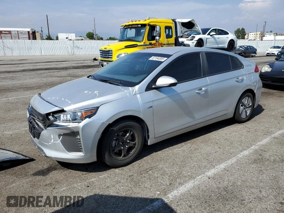 2017 Hyundai Ioniq Blue z VIN KMHC65LC0HU031537, wystawiony jako Copart lot #52194305 z przebiegiem 62 796 mil mil oraz Szkoda całkowita • Salvage title. Historia ofert i sprzedaży dostępna na DreamBid. Obrazek 1.