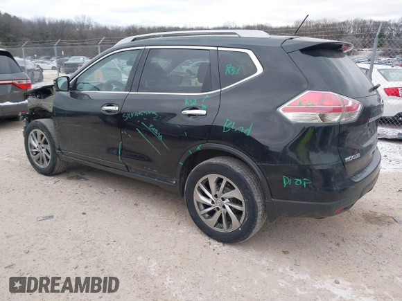 2015 Nissan Rogue SV with VIN 5N1AT2MV0FC768321, listed as a IAAI auction lot 41347423 with 138,960 mi miles. Bid and sale history available at carsss.com. Image 3.