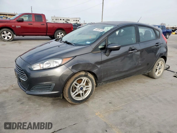 2018 Ford Fiesta SE with VIN 3FADP4EJ1JM110680, listed as a Copart auction lot 48206155 with 75,854 mi miles and Salvage Title. Bid and sale history available at carsss.com. Image 1.