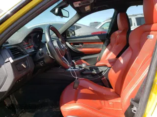 2015 BMW M3 with VIN WBS3C9C53FP803328, listed as a Copart auction lot 47595133 with 50,121 mi miles. Bid and sale history available at carsss.com. Image 7.