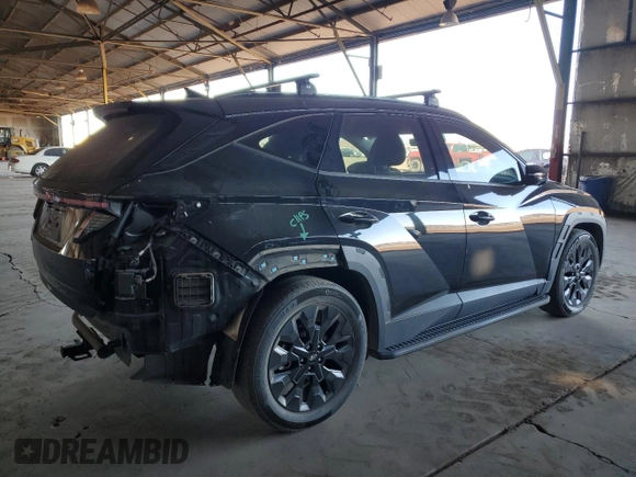 2022 Hyundai Tucson N Line with VIN KM8JF3AE1NU109013, listed as a Copart auction lot 41794345 with 37,064 mi miles and Salvage Title. Bid and sale history available at carsss.com. Image 3.