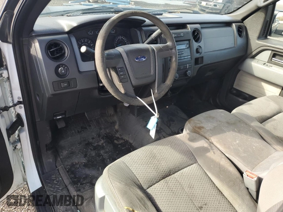 2013 Ford F-150 XL with VIN 1FTNF1CF0DKE06901, listed as a Copart auction lot 47485325 with 295,340 mi miles and Salvage Title. Bid and sale history available at carsss.com. Image 8.