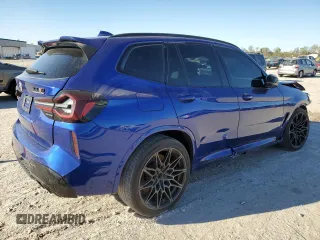 2023 BMW X3 M with VIN 5YM13EC03P9P70498, listed as a Copart auction lot 50029025 with 29,101 mi miles and Salvage Title. Bid and sale history available at carsss.com. Image 3.