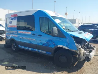 2017 Ford Transit with VIN 1FTYE1CM4HKB06427, listed as a IAAI auction lot 40597787 with 206,386 mi miles and . Bid and sale history available at DreamBid. Image 14.