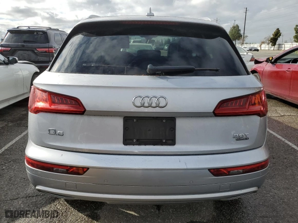 2018 Audi Q5 Premium Plus with VIN WA1BNAFY1J2107507, listed as a Copart auction lot 48763155 with 52,488 mi miles and Salvage Title. Bid and sale history available at carsss.com. Image 6.