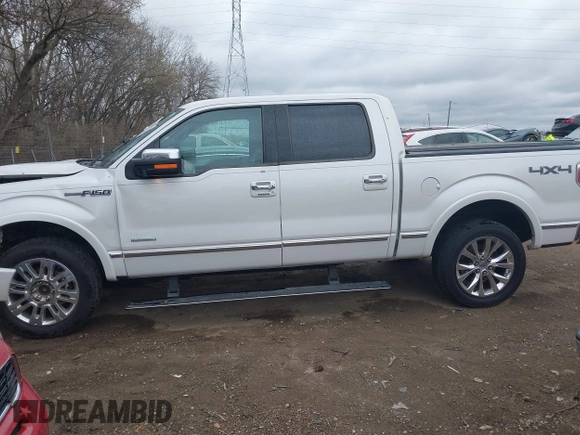 2012 Ford F-150 XL with VIN 1FTFW1ET3CFB09538, listed as a IAAI auction lot 41814952 with 251,908 mi miles. Bid and sale history available at carsss.com. Image 15.