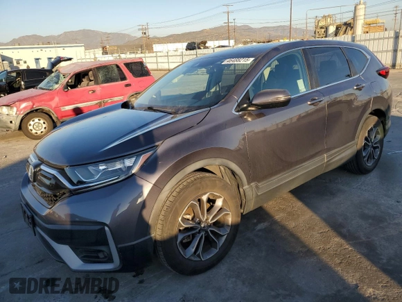 2020 Honda CR-V EX with VIN 2HKRW1H5XLH423073, listed as a Copart auction lot 46488215 with 40,013 mi miles and Salvage Title. Bid and sale history available at carsss.com. Image 1.