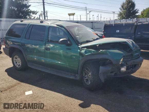 2003 Dodge Durango Sport with VIN 1D4HS38N63F526944, listed as a Copart auction lot 68689634 with Not provided miles and Salvage title. Bid and sale history available at DreamBid. Image 4.